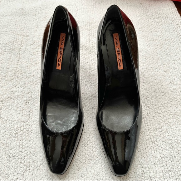 New W/O box Via Spiga Patent leather Pumps 8 - Picture 2 of 5